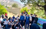 خدمات رسانی گروه جهادی بسیج مهندسین کهگیلویه و بویراحمد در روستای کوشک